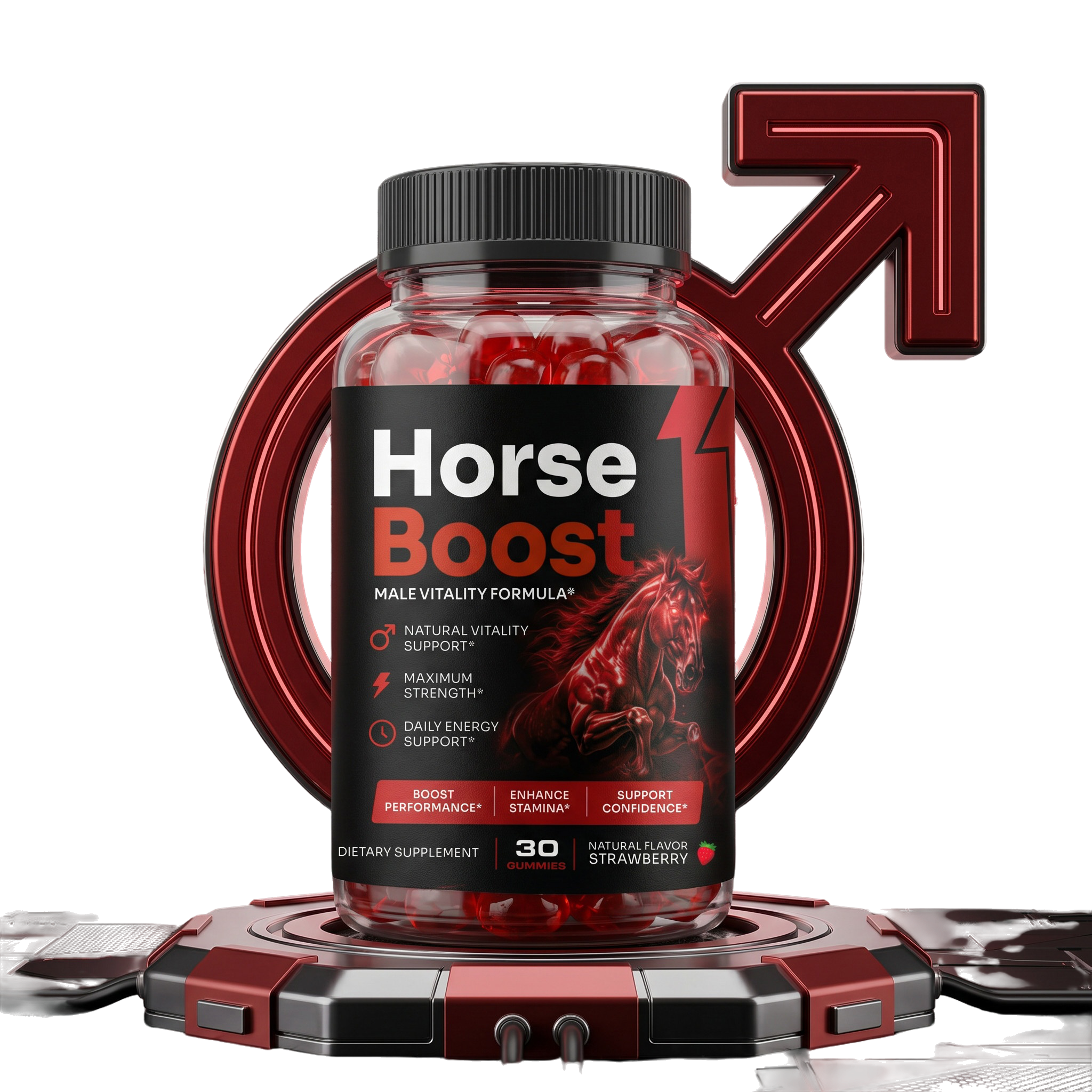 Horse Boost Male Vitality Formula — strawberry gummies